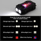 Outdoor EDC Portable Mini Light Camping Hiking Safety Flashing Light Strobe Light For Molle System  25mm Backpack Strap