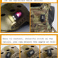Outdoor EDC Portable Mini Light Camping Hiking Safety Flashing Light Strobe Light For Molle System  25mm Backpack Strap