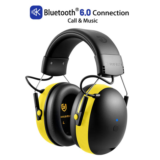 EB20 Bluetooth 6.0 Shooting Ear Protection Earmuff, Active Noise Canceling, Hearing Protection for Workshop,Mowing,Shooting
