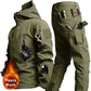 （Not A Set） RU Camo Waterproof and Warm Men's Winter Soft Shell Special Tactical Hooded Jacket Multi Pocket Tactical Pants