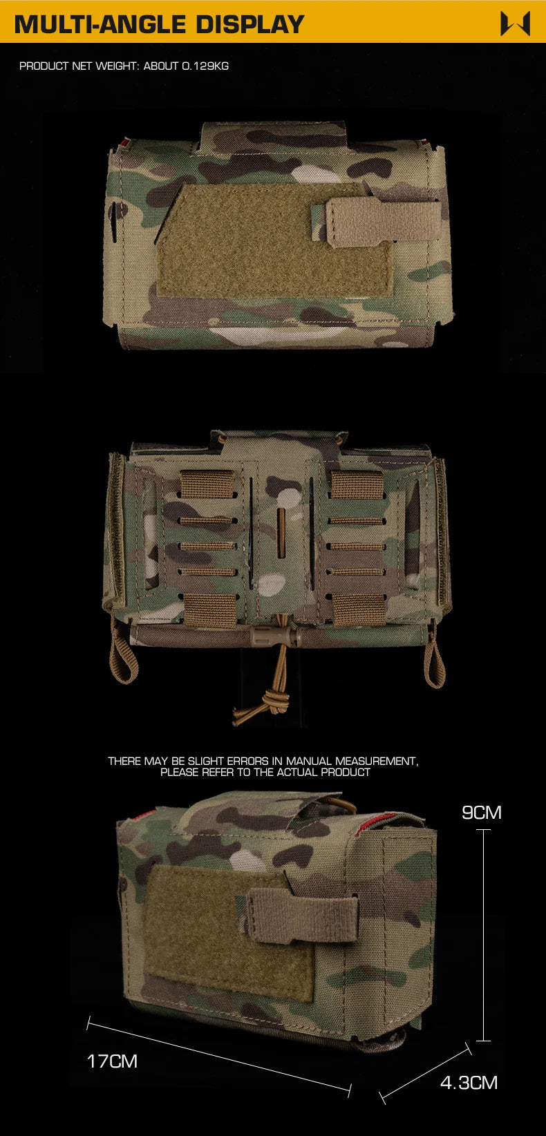 Tactical  MD2 Compact Medical Pouch V3 IFAK First Aid Trauma Kit Outdoors Hunting Camping Patrol Survival Equipment