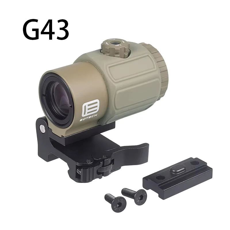 Eotech Holographic Sight Collimator G43/G33/G45 558 551 552 Red Dot Sight Optics Riser Mount 3X 5X Magnifier Airsoft 20mm Rail
