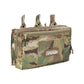 Tactical Molle Pouch with Triple Magazine Pouch Open-Top Mag Pouches Universal Cartridge Holder Accessories Bag