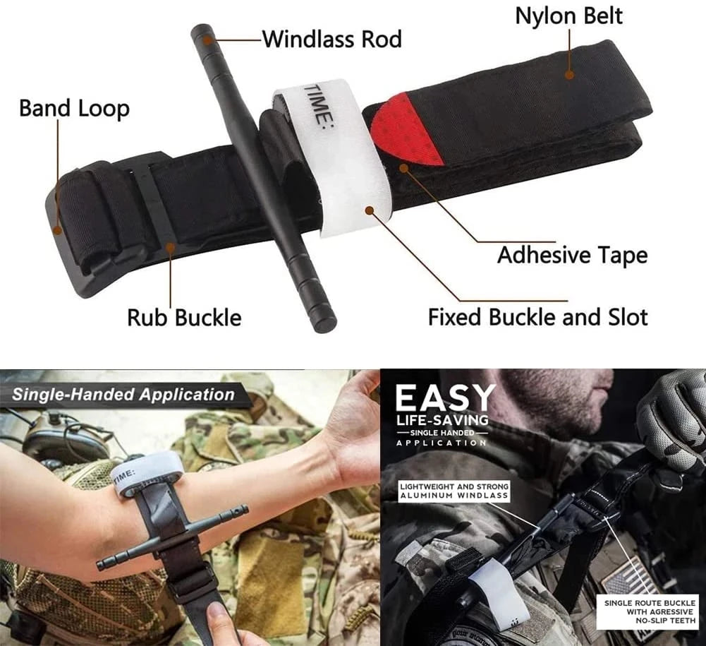 Molle Outdoor IFAK First Aid Kit Full Set - Portable Trauma Emergency Bag for Camping Hiking Survival Gear Defense Equipment