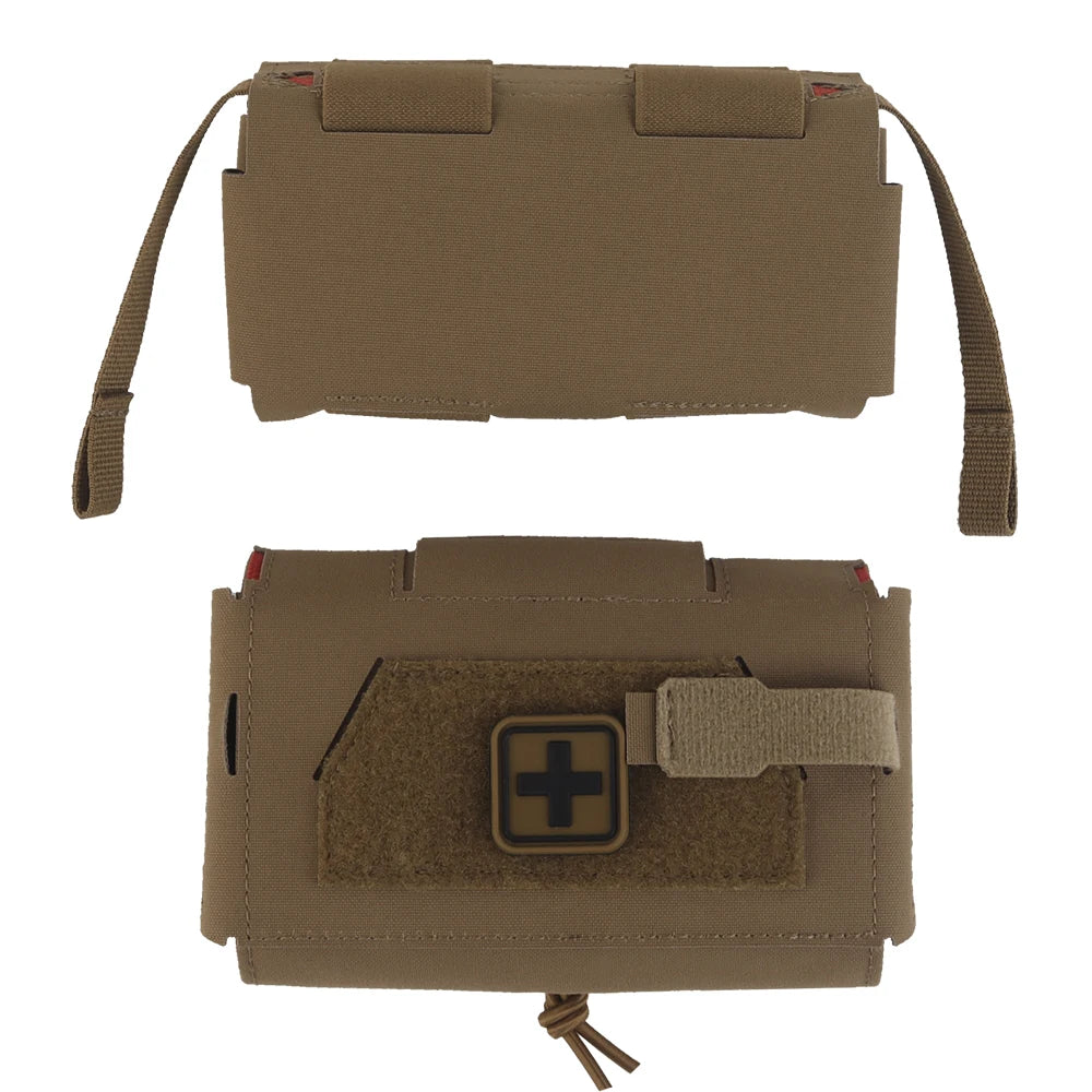Camo Style MD2 Compact Trauma Kit Tactical IFAK Medical First Aid Pouch Outdoors Hunting Camping Patrol Survival Equipment