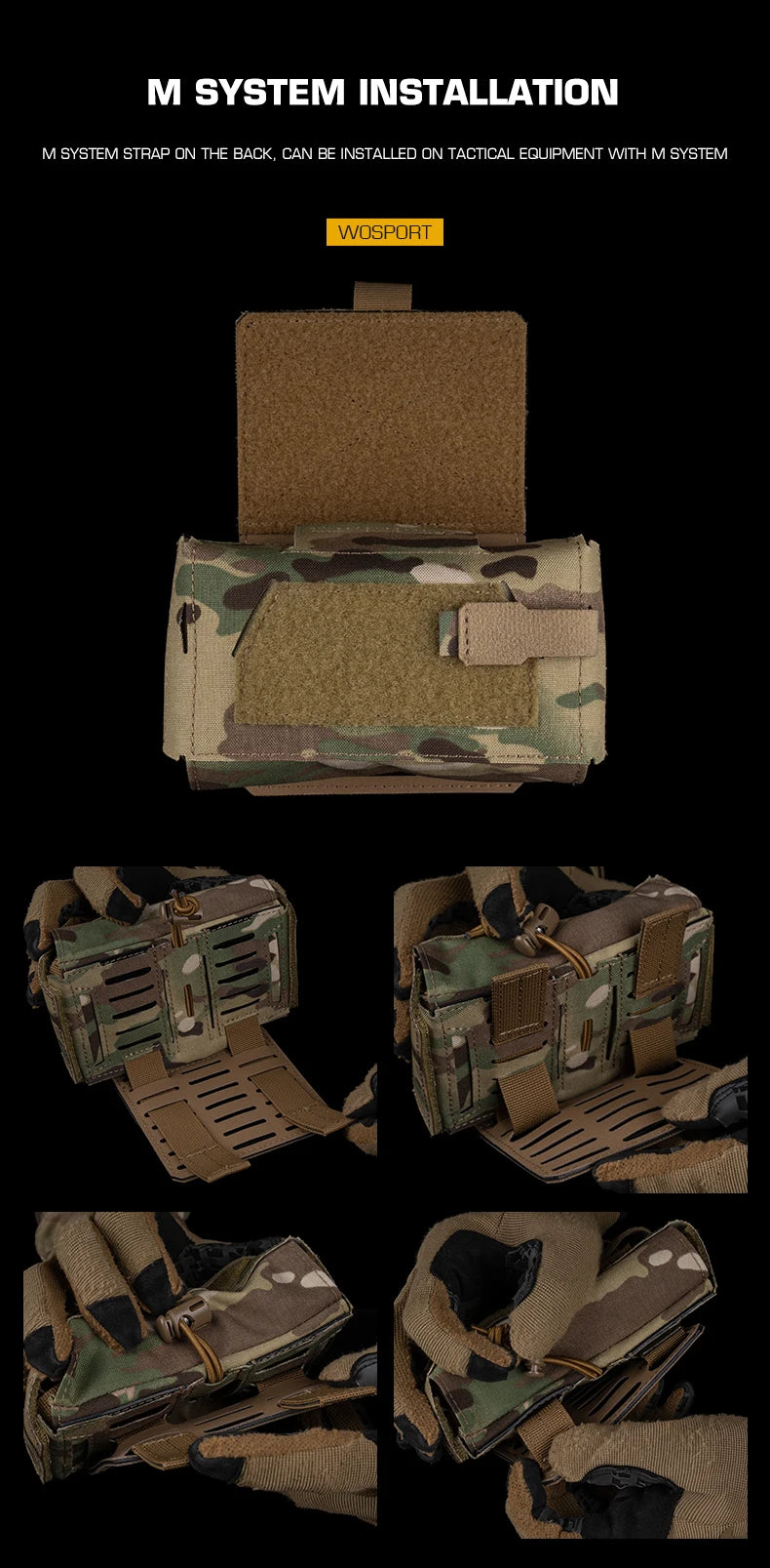 Tactical  MD2 Compact Medical Pouch V3 IFAK First Aid Trauma Kit Outdoors Hunting Camping Patrol Survival Equipment