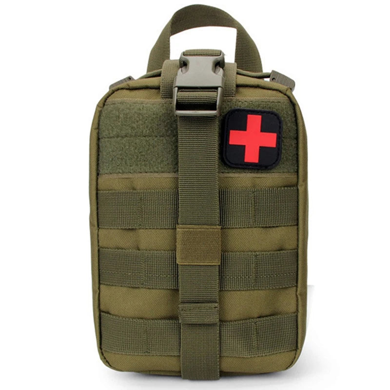 Hot!Tactical Hunting EDC Molle Pouch Outdoor Survival Emergency Medical Kit IFAK Waist Pack Bag First aid kit Hiking Accessories