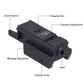 USB Charging Red Green Laser Sight Pointer Airsoft Power Pistol Laser For 11mm 20mm Rail G17 G19 Rechargeable Gun Laser