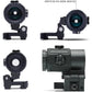 558+G43 Holographic Collimator Sight 558+G33/G45 Red Dot Optic Sight Tactical Hunting Gear W/20mm Rail Mounts&Quick Detach Lever