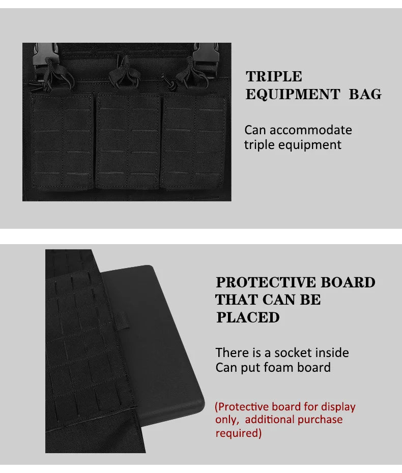 Artex New combat vest 6094 quick detachable light laser cut tactical vest black gear to carry airsoft carrier combat equipment