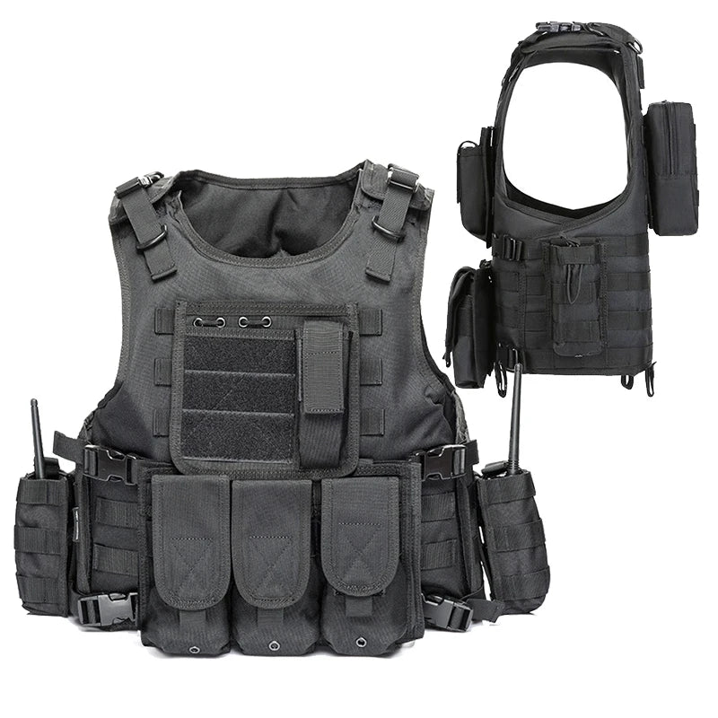 Military tactics Vest Flat Vehicle Swat Fishing and Hunting Equipment Military Army Armored Police Vest CS Painted Bullet Vest