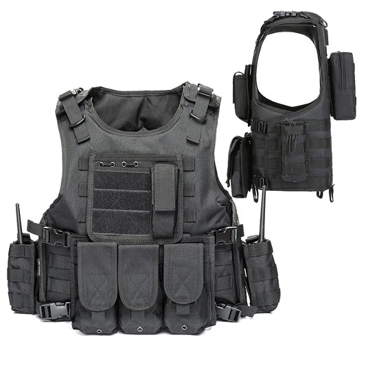 Military tactics Vest Flat Vehicle Swat Fishing and Hunting Equipment Military Army Armored Police Vest CS Painted Bullet Vest