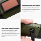 LED Flashlight Hand Crank Solar Powered Rechargeable Survival Gear Self Powered Charging Torch Dynamo for Fishing Boating Hiking