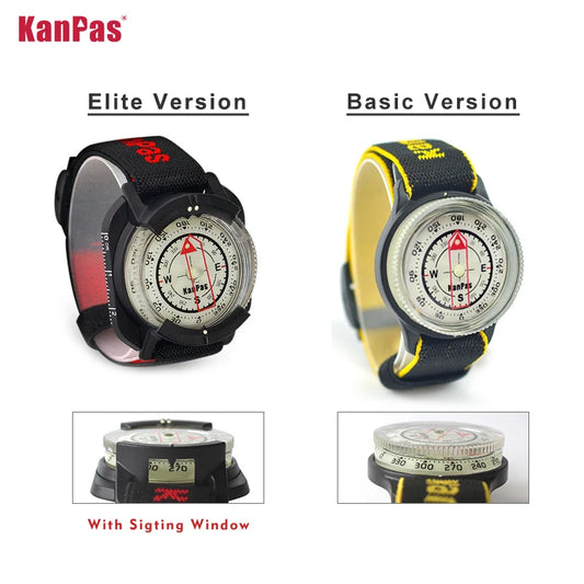 WristBand sighting compass, water proof, Light weight outdoors trekking ,hunting, hiking / with extra powerful luminous compass