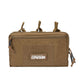 Tactical Molle Pouch with Triple Magazine Pouch Open-Top Mag Pouches Universal Cartridge Holder Accessories Bag