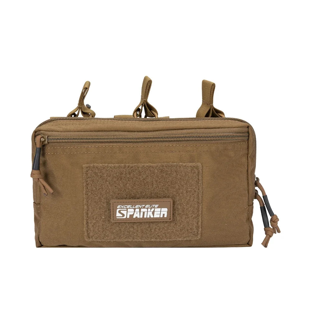 Tactical Molle Pouch with Triple Magazine Pouch Open-Top Mag Pouches Universal Cartridge Holder Accessories Bag
