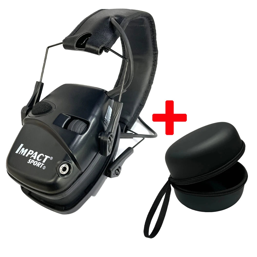 Active Hunting Tactical Earmuff with Case for Shooting Electronic Hearing protection Headset Noise Reduction hunting headphone