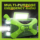 Portable 10000mAh charger High Capacity Emergency Radio Solar Hand Crank LED Flashlight/Reading Light/SOS Alarm Survival Tool