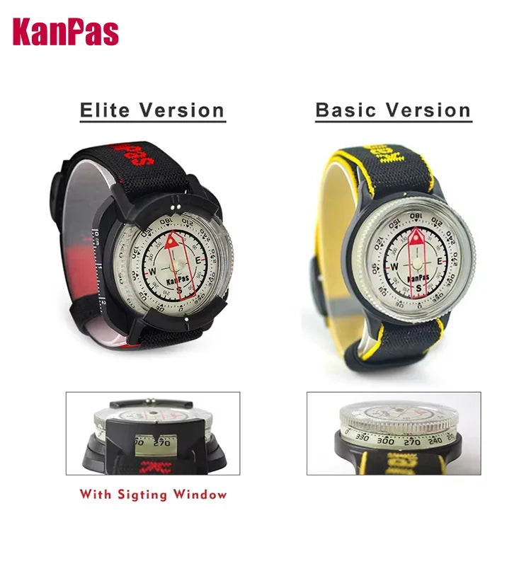 WristBand sighting compass, water proof, Light weight outdoors trekking ,hunting, hiking / with extra powerful luminous compass