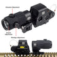 Eotech Holographic Sight Collimator G43/G33/G45 558 551 552 Red Dot Sight Optics Riser Mount 3X 5X Magnifier Airsoft 20mm Rail