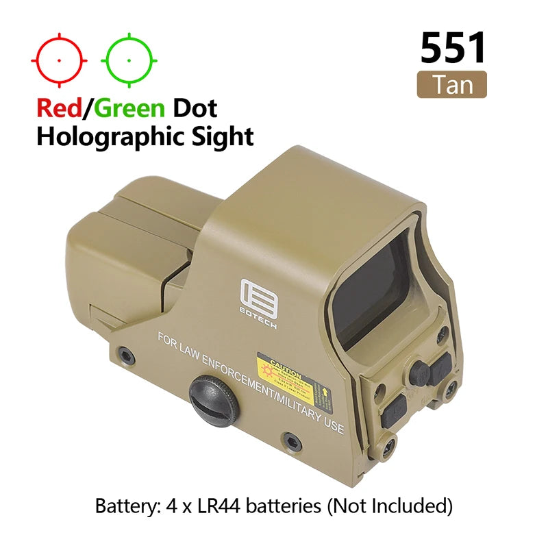 Eotech Holographic Sight Collimator G43/G33/G45 558 551 552 Red Dot Sight Optics Riser Mount 3X 5X Magnifier Airsoft 20mm Rail