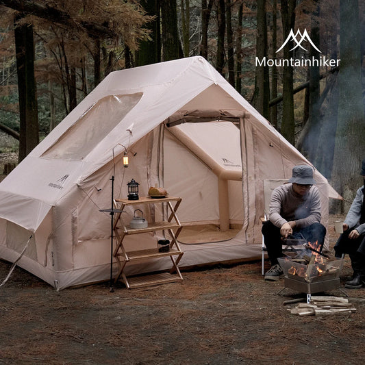 MOUNTAINHIKER Extra Large 3-6 Person Inflatable Family Camping Tent with High-Quality Windproof and Spacious Interior