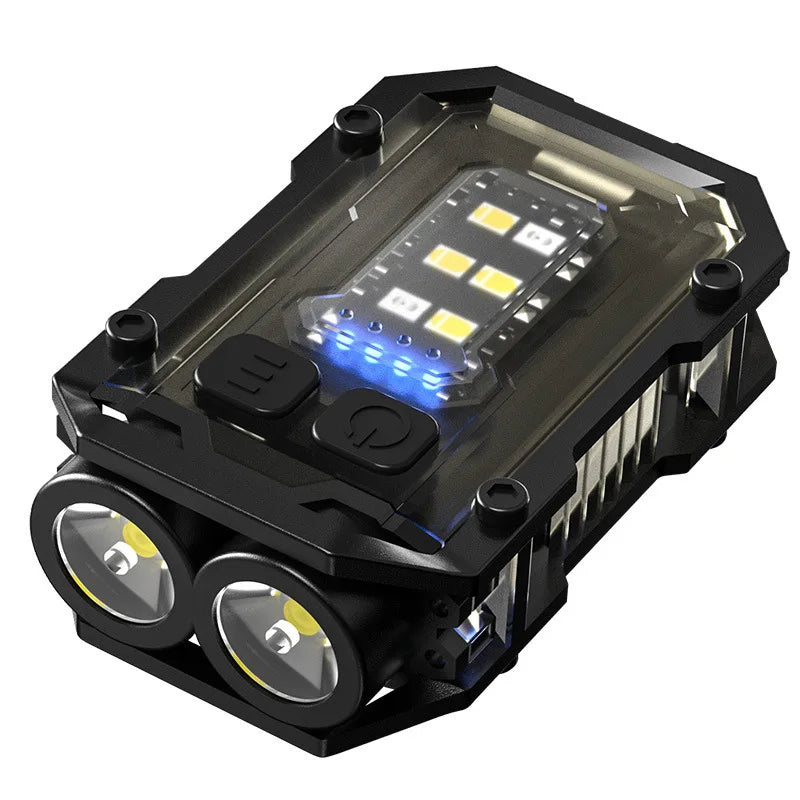 Outdoor EDC Portable Mini Light Camping Hiking Safety Flashing Light Strobe Light For Molle System  25mm Backpack Strap