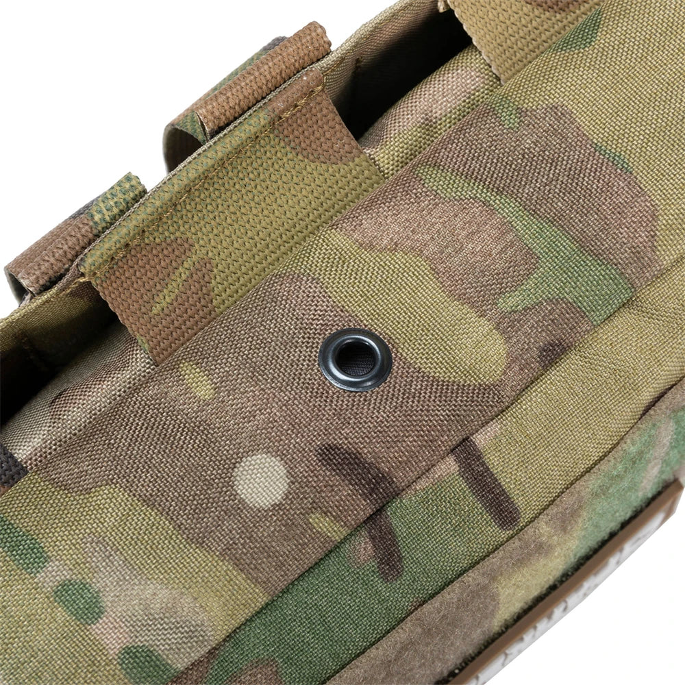 Tactical Molle Pouch with Triple Magazine Pouch Open-Top Mag Pouches Universal Cartridge Holder Accessories Bag
