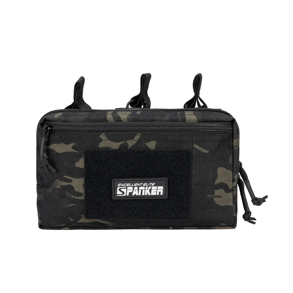 Tactical Molle Pouch with Triple Magazine Pouch Open-Top Mag Pouches Universal Cartridge Holder Accessories Bag