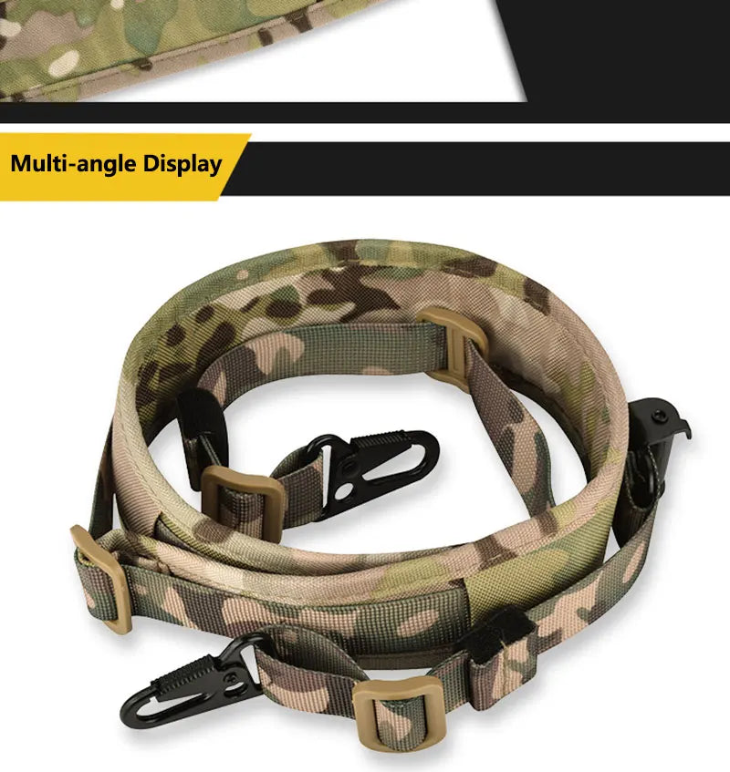 Tactical Rifle Strap 2 Point Sling Shotgun Belt Quick Adjustable Gun Sling Padded Shooting Shoulder Straps Hunting Accessories