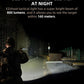 EZshoot Tactical Flashlight 800 Lumens LED Light Compatible with Pistol Picatinny and GL Rails USB Rechargeable Strobe Mode