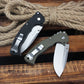 Cold 62RQ EDC Pocket Folding Knife AUS-10A Steel Outdoor Camping Hunting Bushcraft Survival Tools 10'' Large knives for men gift