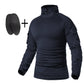 Mens Military Tactical Suit Uniforms Multicam Combat Navy Blue Shirts&Pants Camping Hunting Camouflage Clothing