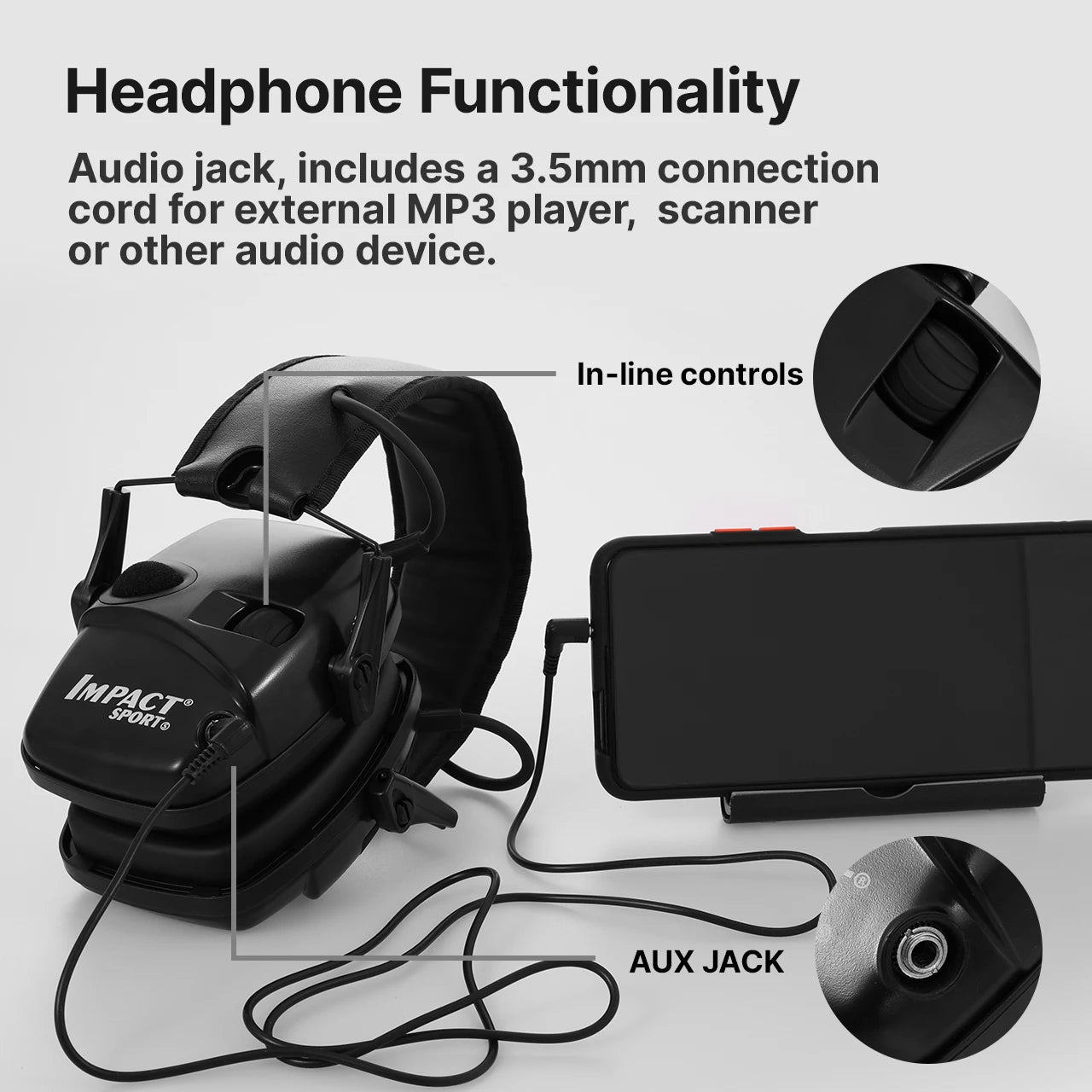 Active Hunting Tactical Earmuff with Case for Shooting Electronic Hearing protection Headset Noise Reduction hunting headphone
