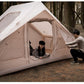 MOUNTAINHIKER Extra Large 3-6 Person Inflatable Family Camping Tent with High-Quality Windproof and Spacious Interior