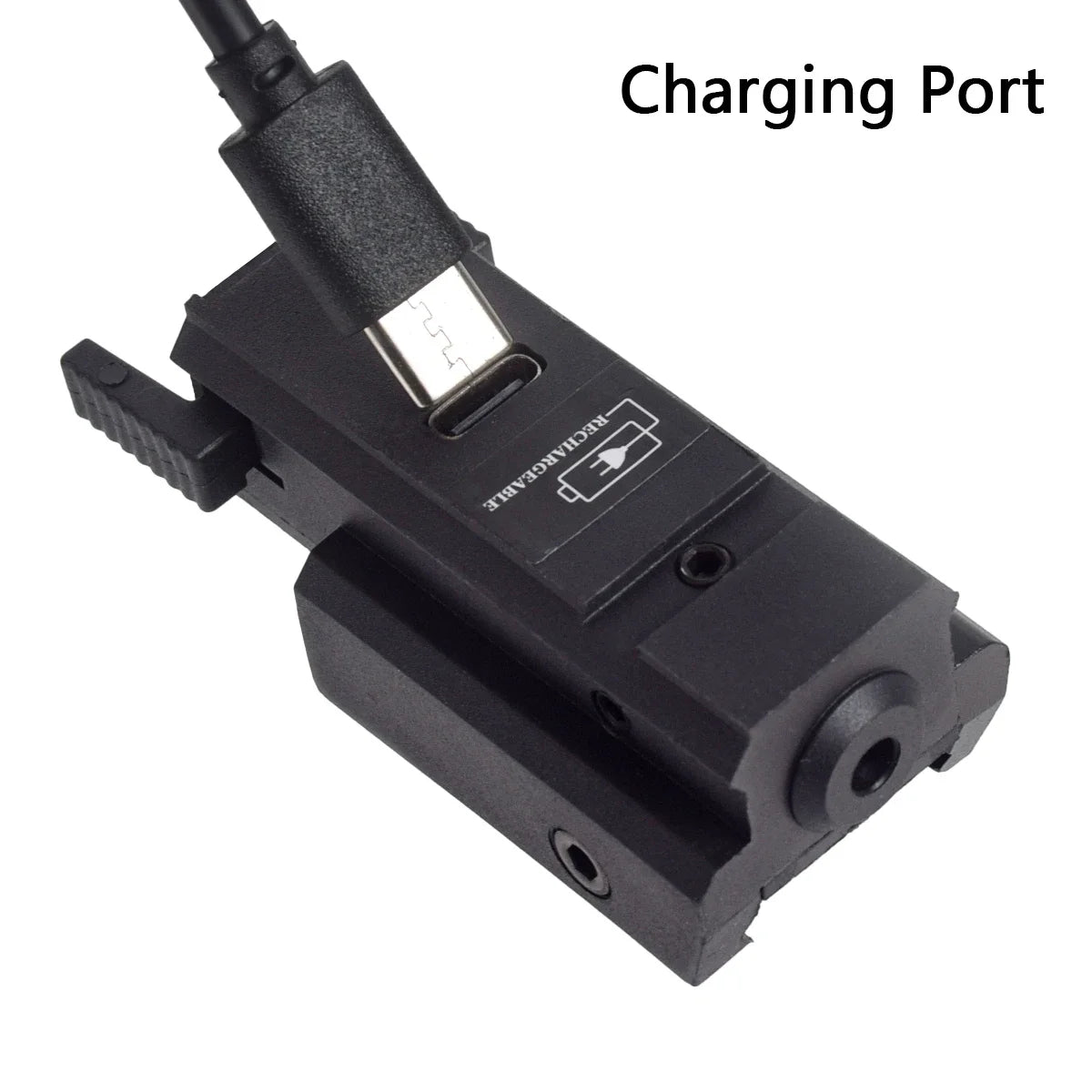 USB Charging Red Green Laser Sight Pointer Airsoft Power Pistol Laser For 11mm 20mm Rail G17 G19 Rechargeable Gun Laser