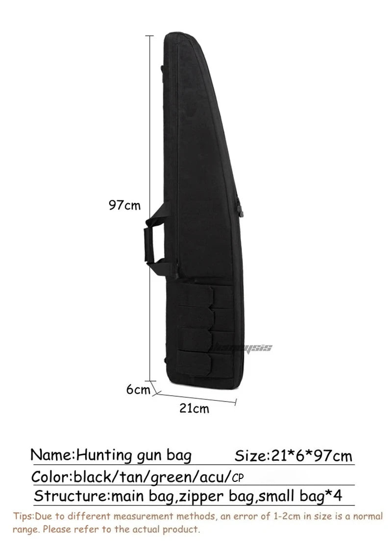 70 95 115cm Gun Bag Case Tactical Rifle Bag Backpack Sniper Carbine Airsoft Shooting Carry Shoulder Bags for Hunting Tools