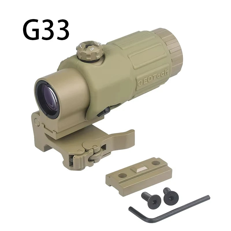 Eotech Holographic Sight Collimator G43/G33/G45 558 551 552 Red Dot Sight Optics Riser Mount 3X 5X Magnifier Airsoft 20mm Rail