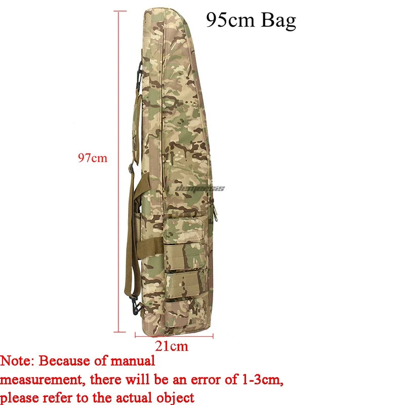 70 95 115cm Gun Bag Case Tactical Rifle Bag Backpack Sniper Carbine Airsoft Shooting Carry Shoulder Bags for Hunting Tools