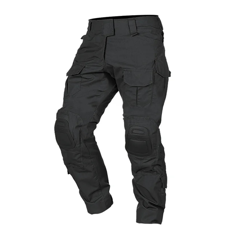 Mens Military Tactical Suit Uniforms Multicam Combat Navy Blue Shirts&Pants Camping Hunting Camouflage Clothing