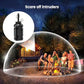 Camp Security Perimeter Trip Wire Alarm, Camping Safety Alarm, Anti-Intruder Early Warning System, Made of 6061 Aluminum