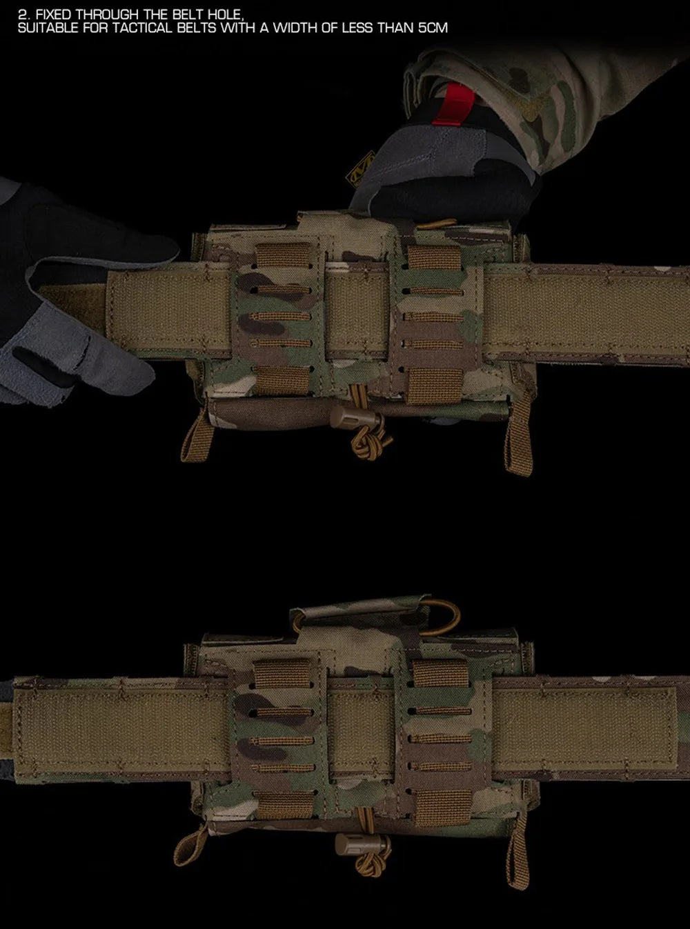 Camo Style MD2 Compact Trauma Kit Tactical IFAK Medical First Aid Pouch Outdoors Hunting Camping Patrol Survival Equipment