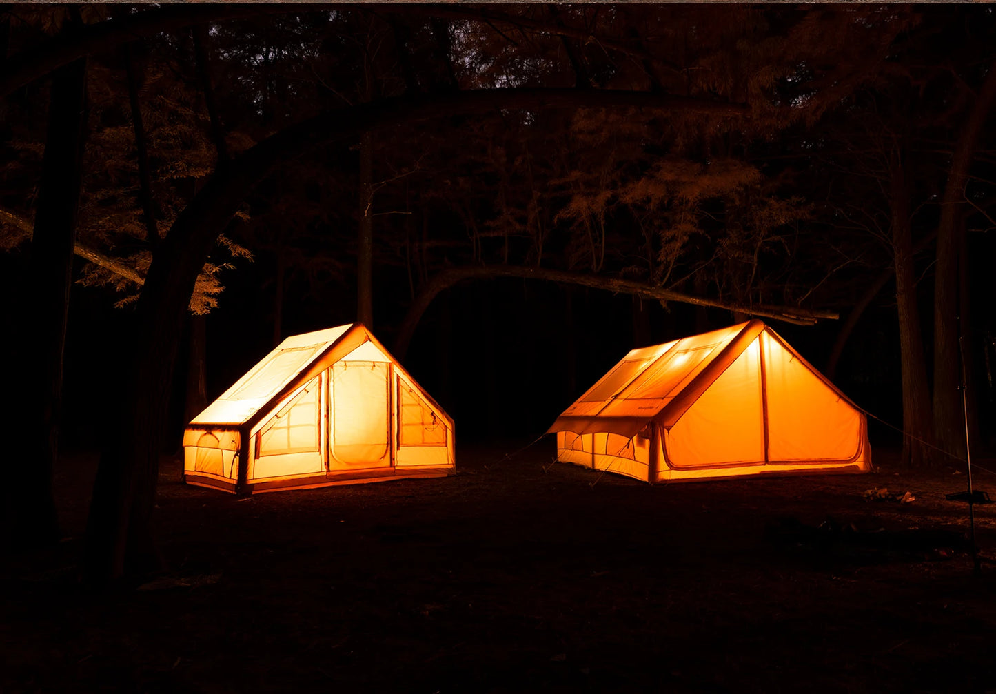 MOUNTAINHIKER Extra Large 3-6 Person Inflatable Family Camping Tent with High-Quality Windproof and Spacious Interior