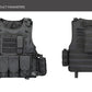 Military tactics Vest Flat Vehicle Swat Fishing and Hunting Equipment Military Army Armored Police Vest CS Painted Bullet Vest