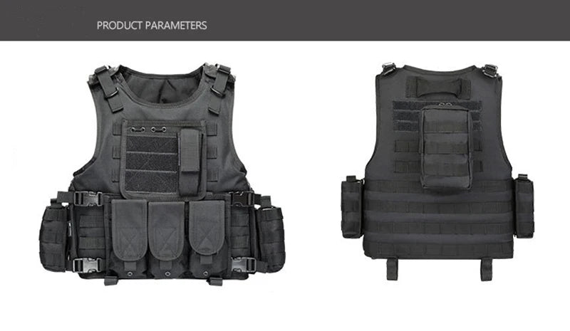 Military tactics Vest Flat Vehicle Swat Fishing and Hunting Equipment Military Army Armored Police Vest CS Painted Bullet Vest