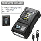 Multifunctional Ajustable Angle LED Flashlight Outdoors Tactical Portable Work Light Magnet USB Molle Backpack Camping Light
