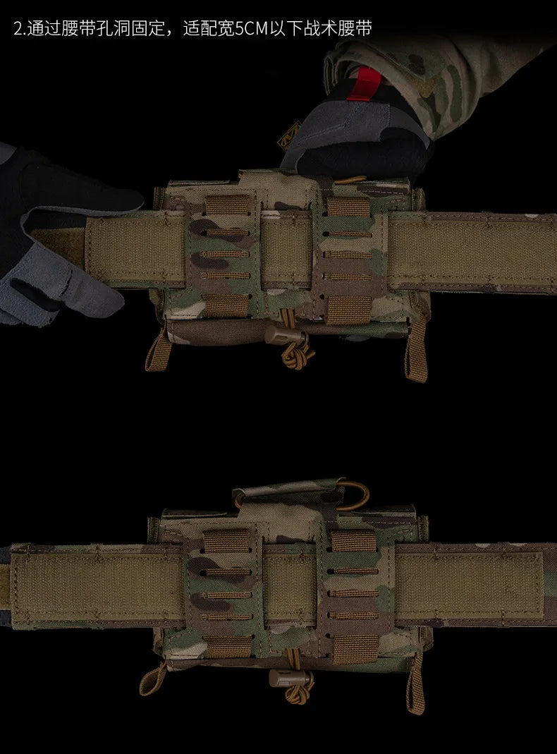 Compact Trauma Kit Tactical IFAK Medical First Aid Pouch Outdoors Hunting Camping Patrol Survival Equipment