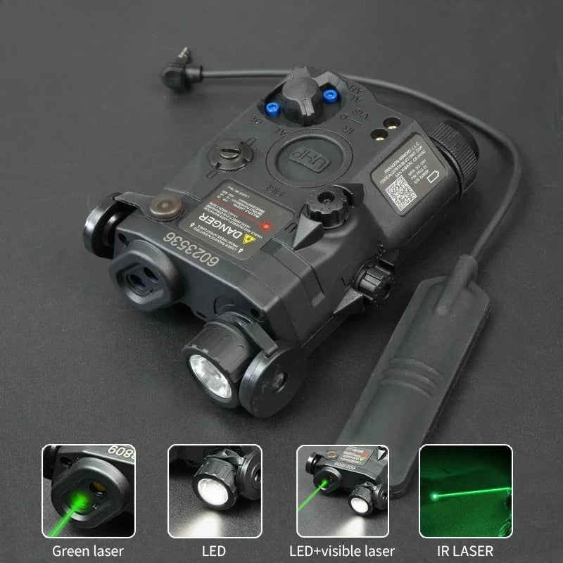 US Warehouse Tactical PEQ15 Green Red laser Airsoft PEQ-15 IR Laser OR  IR Fill Light version Aiming Pointer IR Laser Flashlight