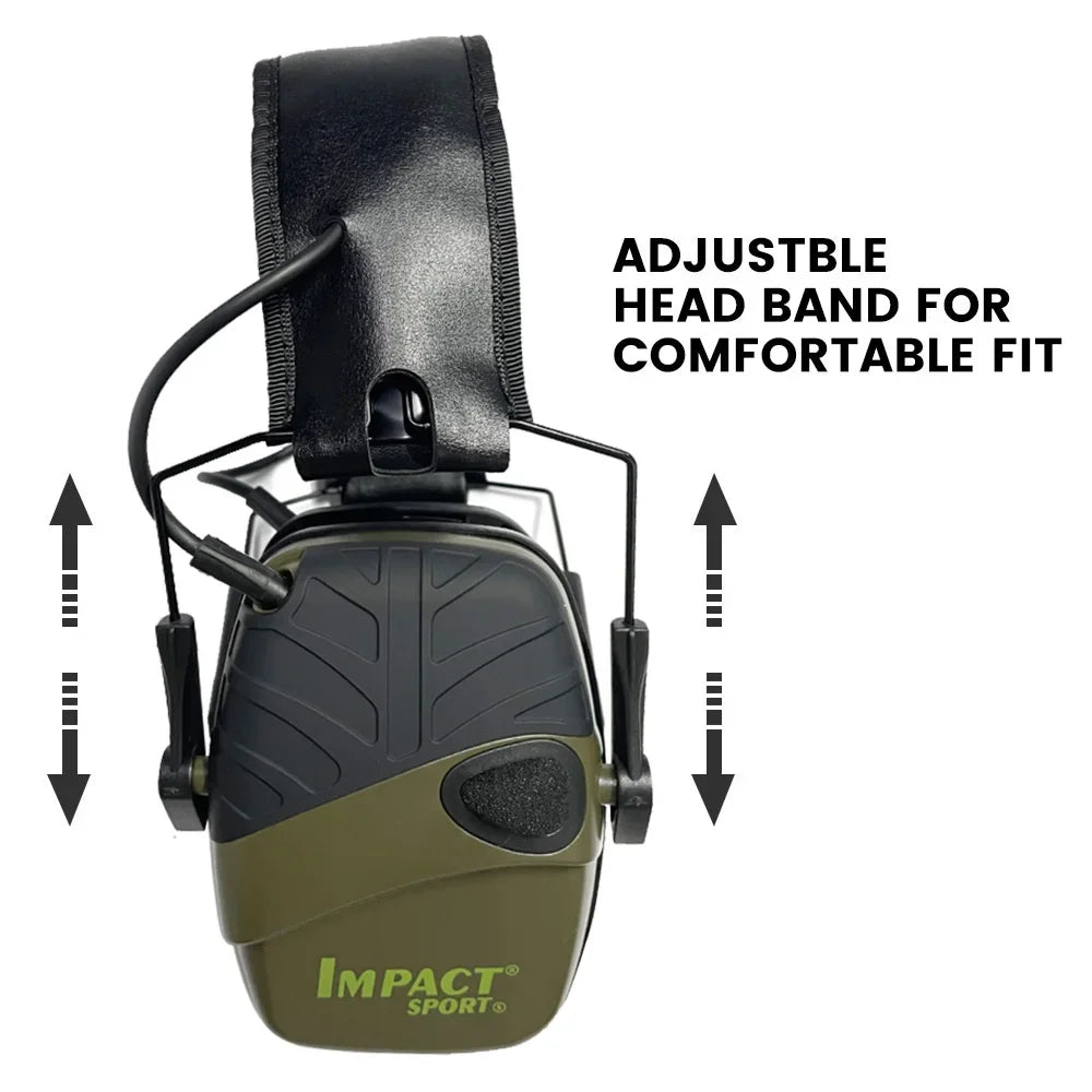 Active Hunting Tactical Earmuff with Case for Shooting Electronic Hearing protection Headset Noise Reduction hunting headphone