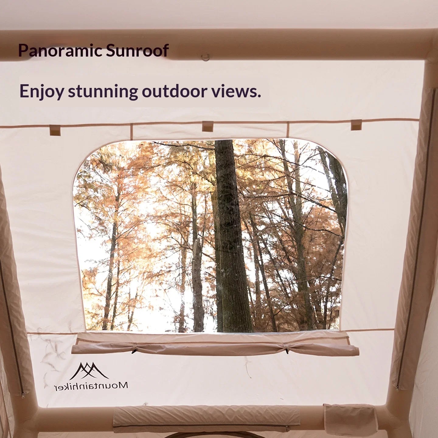 MOUNTAINHIKER Extra Large 3-6 Person Inflatable Family Camping Tent with High-Quality Windproof and Spacious Interior